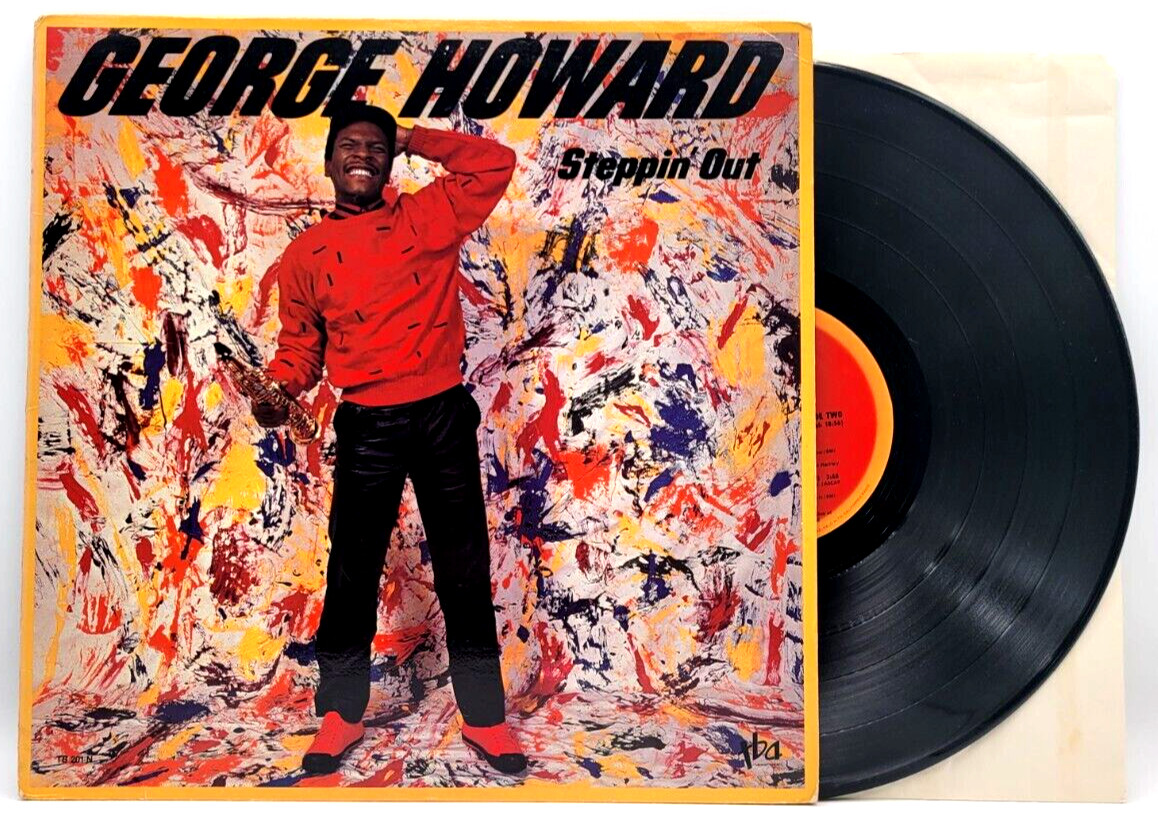 GEORGE HOWARD - STEPPIN' OUT - JAZZ LP RECORD
