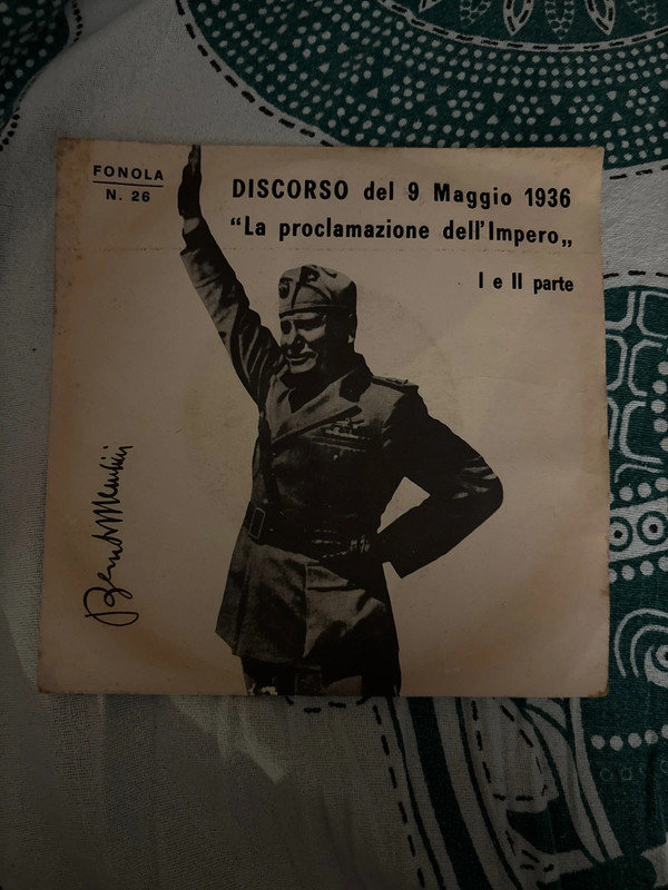 Mussolini 45 giri