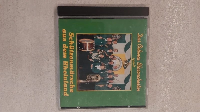 Cd allemand das colonia blasorchester spielt scutzenmarsche aus dem rheinland