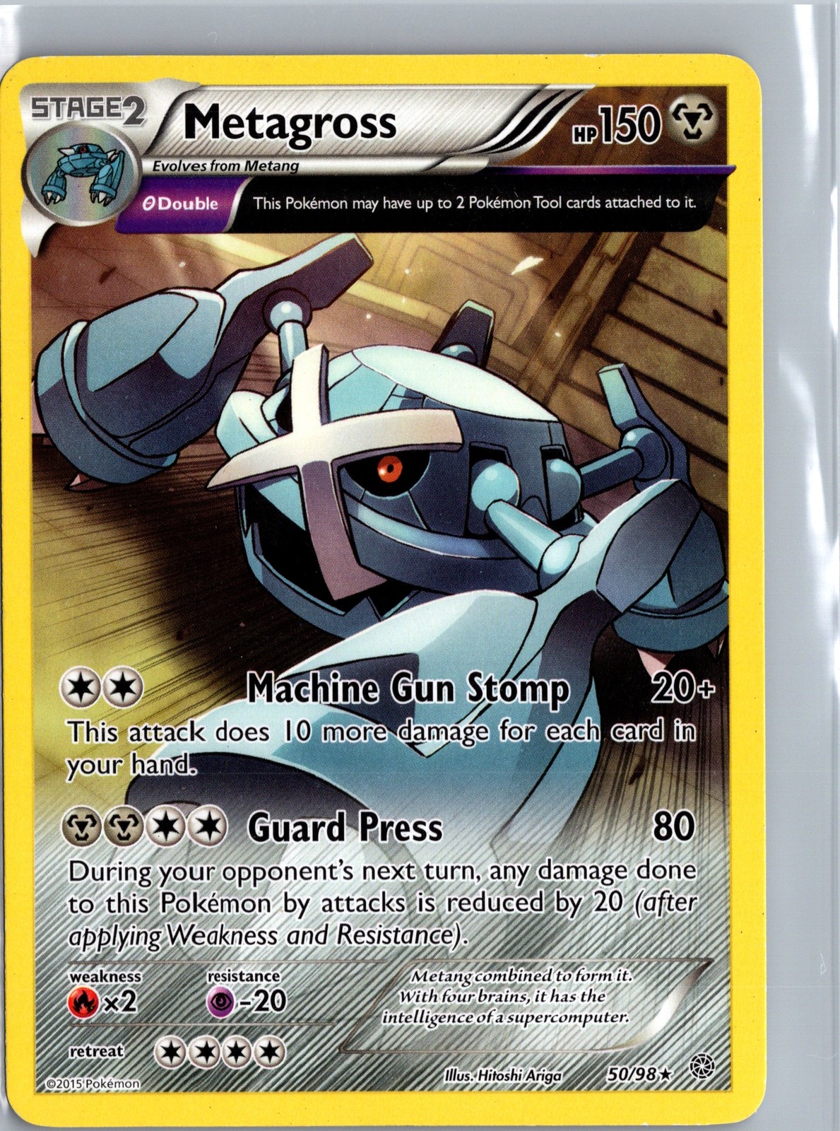 Pokemon XY - Antiche Origini #50/98 Metagross Non Holo