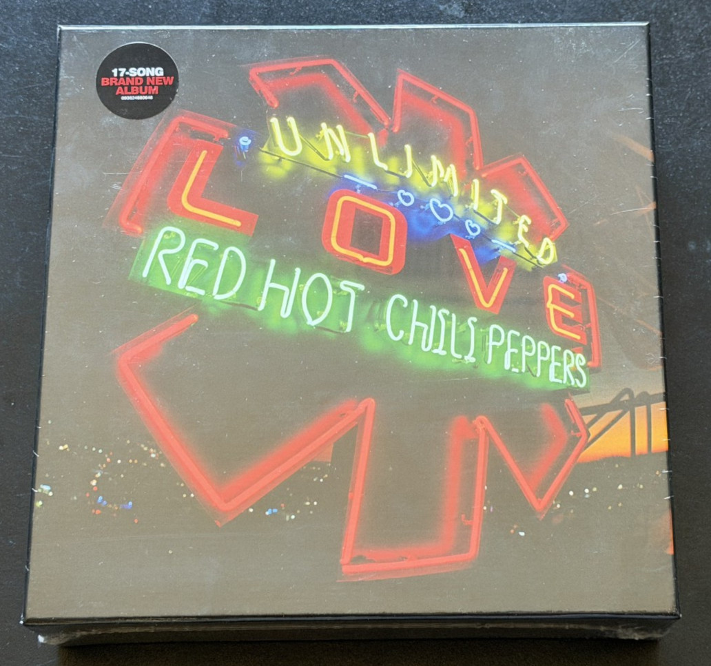 Red Hot Chili Peppers ‎– Unlimited Love Box Set CD & TSHIRT MEDIUM LTD.