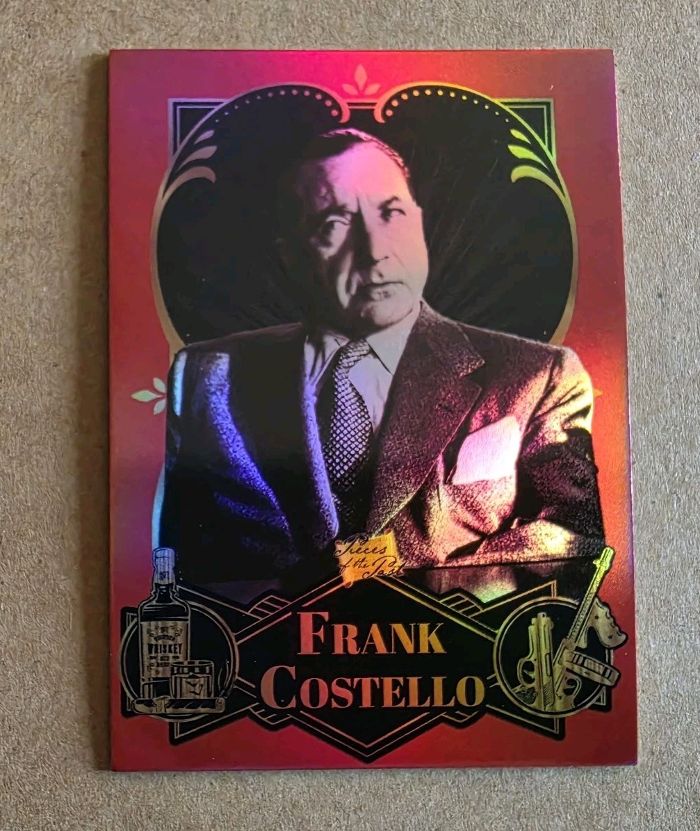 2025 Pieces of the Past The Mobsters Frank Costello #B-113 Red Foil #'d 16/25