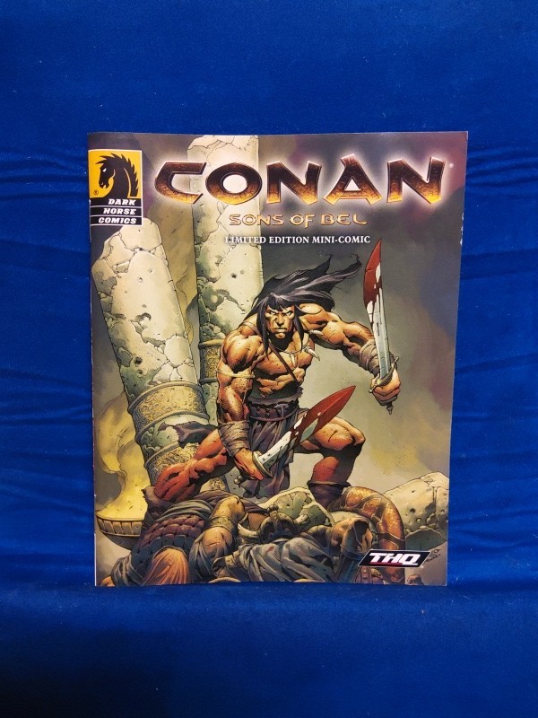 CONAN SONS of BEL Dark Horse LIMITED EDITION Video Game MINI COMIC Tim Truman