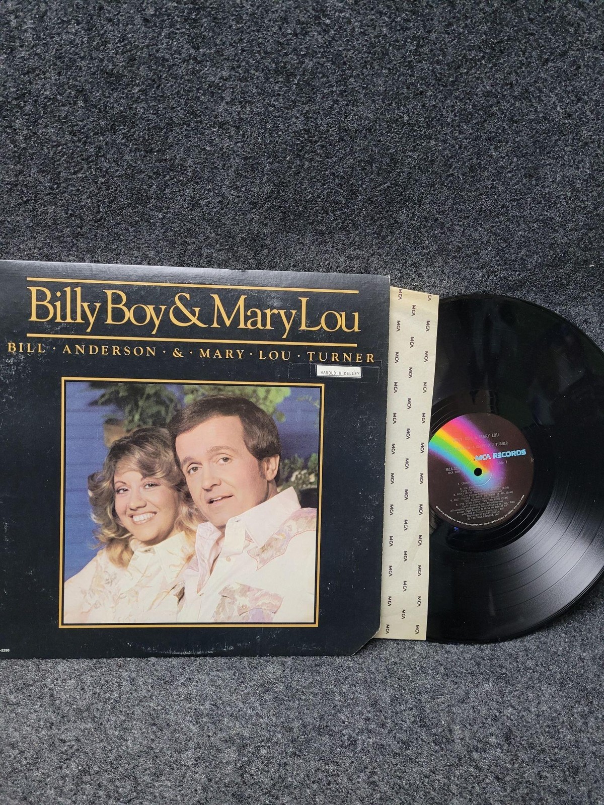 Vintage Billy Boy & Mary Lou Vinyl LP Bill & Mary Lou Turner MCA 1977 Country