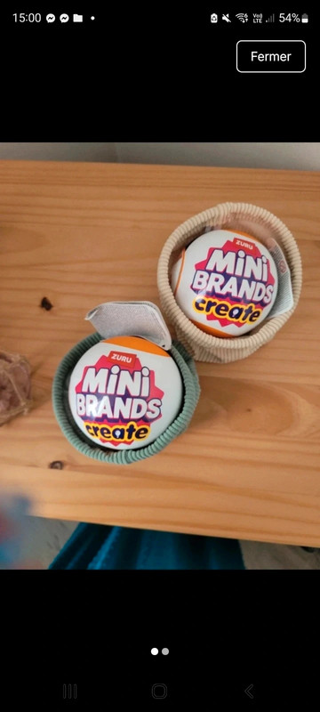 Lot de deux mini Brands Create Masterchef