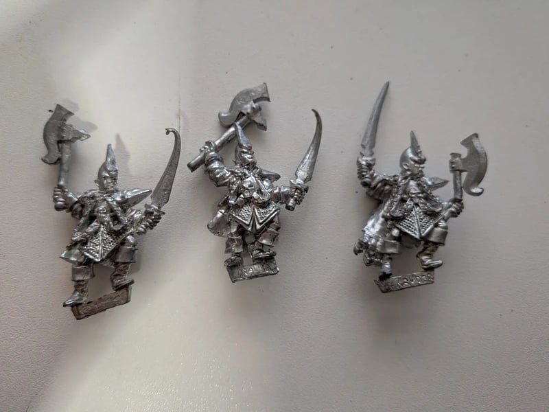 Warhammer Fantasy Battles marauder miniatura Dark Elf Regiment
