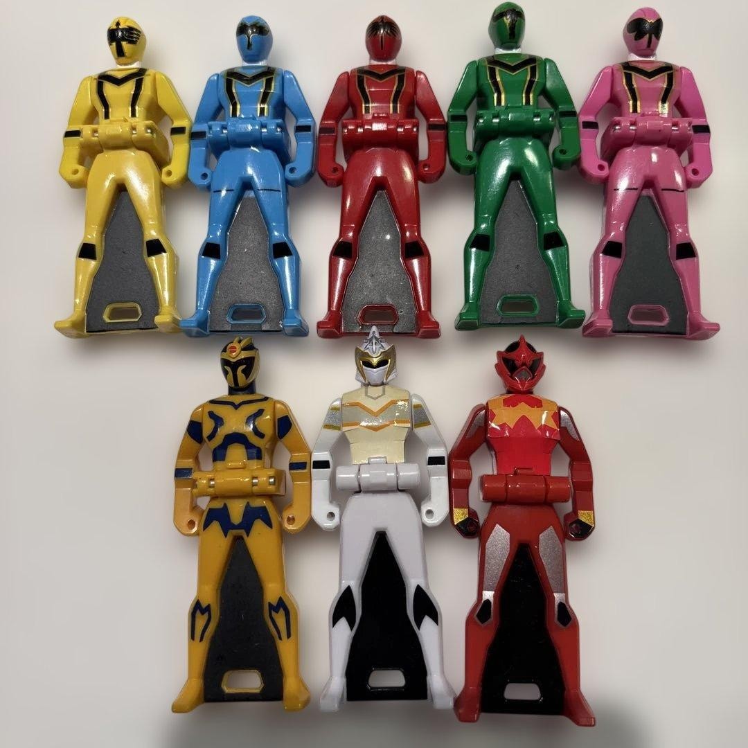 Gokaiger Magiranger Ranger Key Set of 8 DX and GP Versions