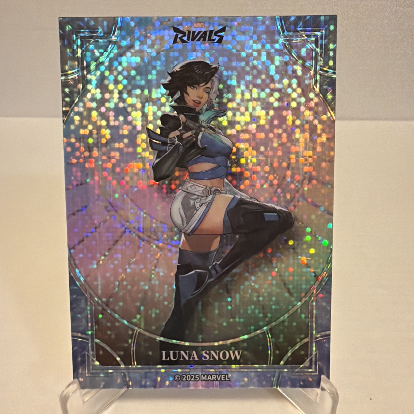 Rara carta promozionale 2025 CardFun Marvel Rivals Eternal Glory Luna Snow MR-PR-02