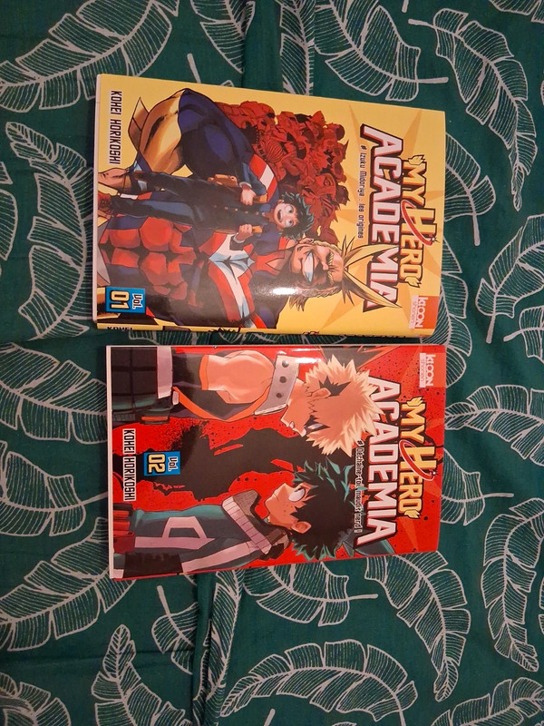 Lot 2 mangas my hero academia 1 et 2