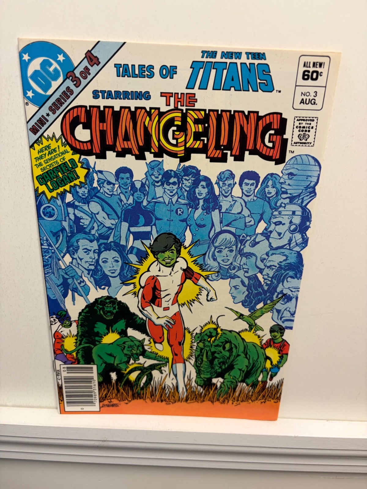 Tales of the New Teen Titans # 3 MOLTO BELLO+ agosto 1982 Origin Changeling (B