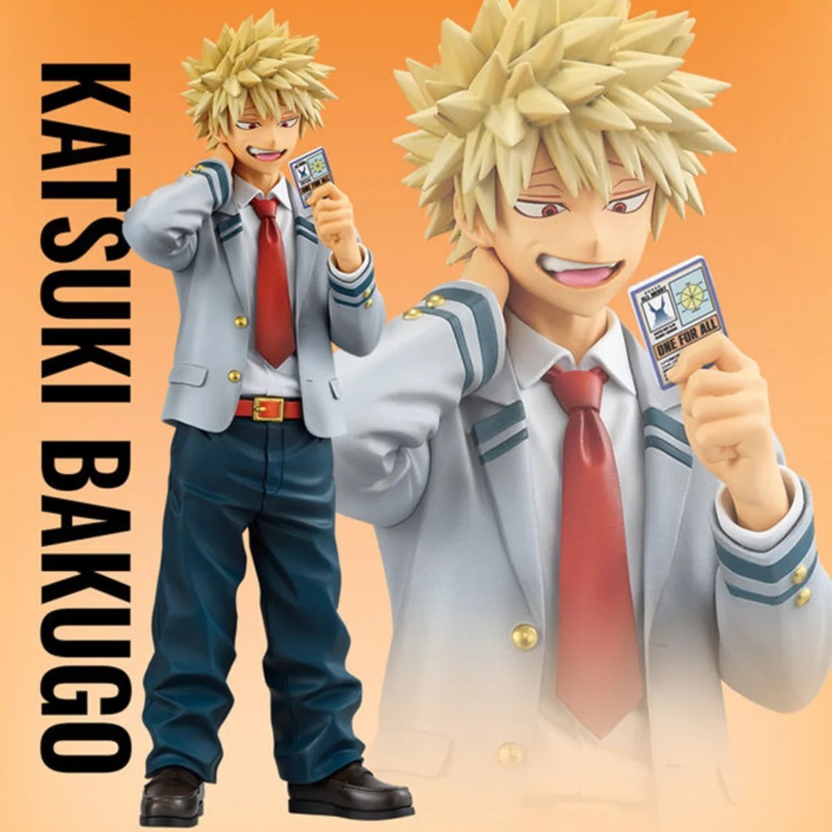 Statua action figure Bandai My Hero Academia Bakugou Katsuki anime da collezione