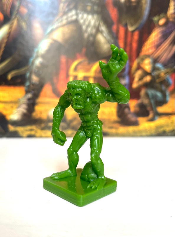 Miniatura troll dungeons & dragons d&d druid forest vintage parker 2003 gioco ruolo fantasy