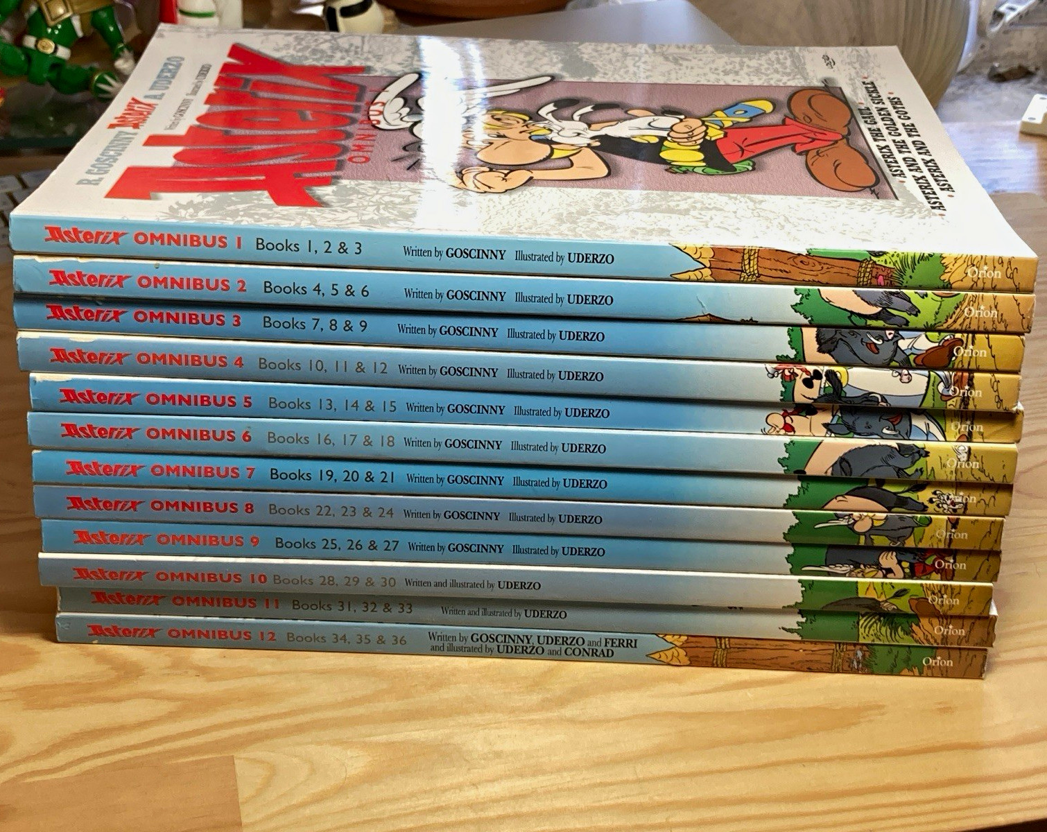 Orion Asterix Omnibus 1-12 (Books 1-36) English Goscinny & Uderzo Like New