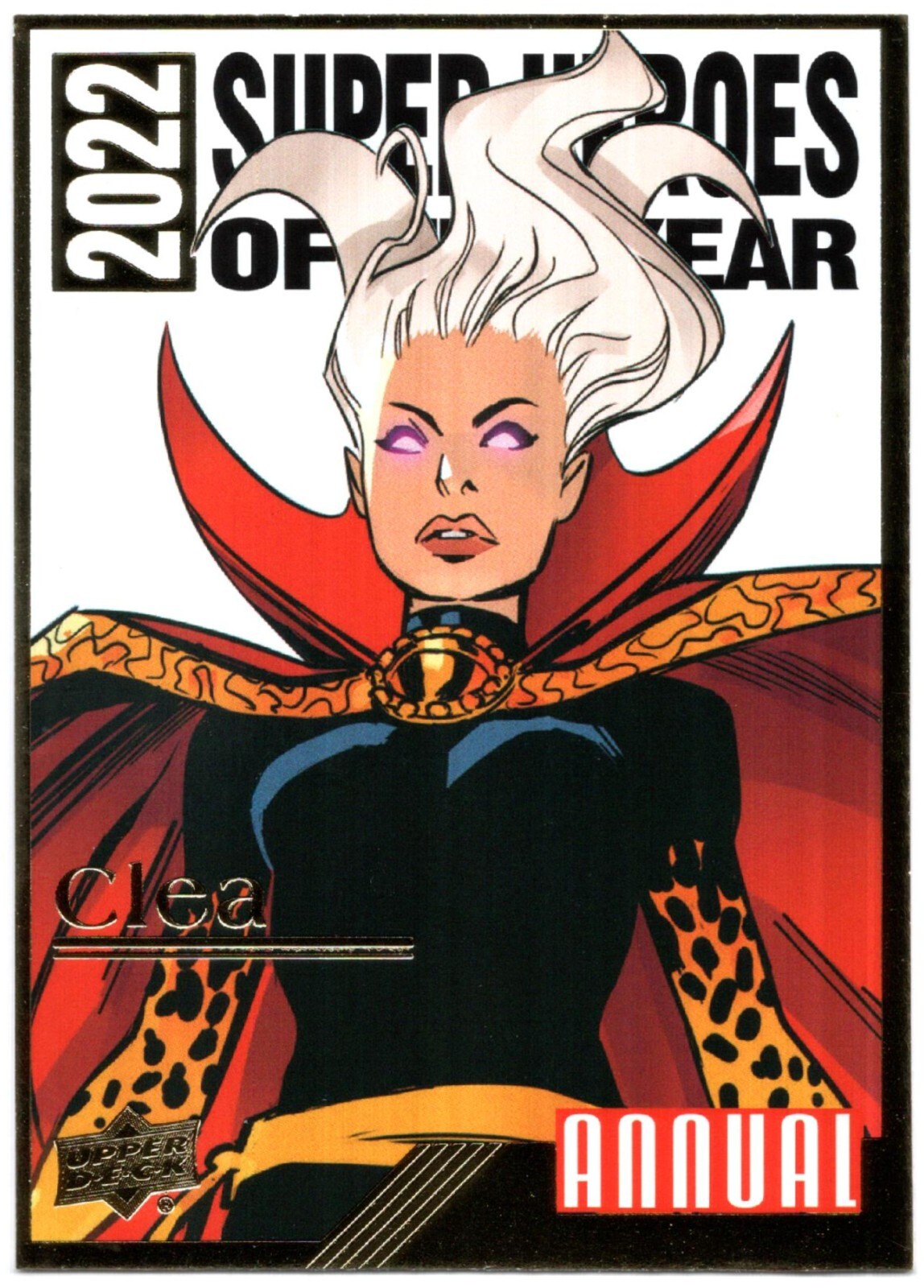 Inserto Upper Deck Marvel Annuale 2022/23 "SUPER EROI DELL'ANNO" #MI-1...CLEA