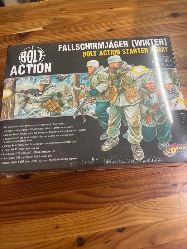 boîte de jeu de figurines Fallschirmjäger (Winter) Starter Army
