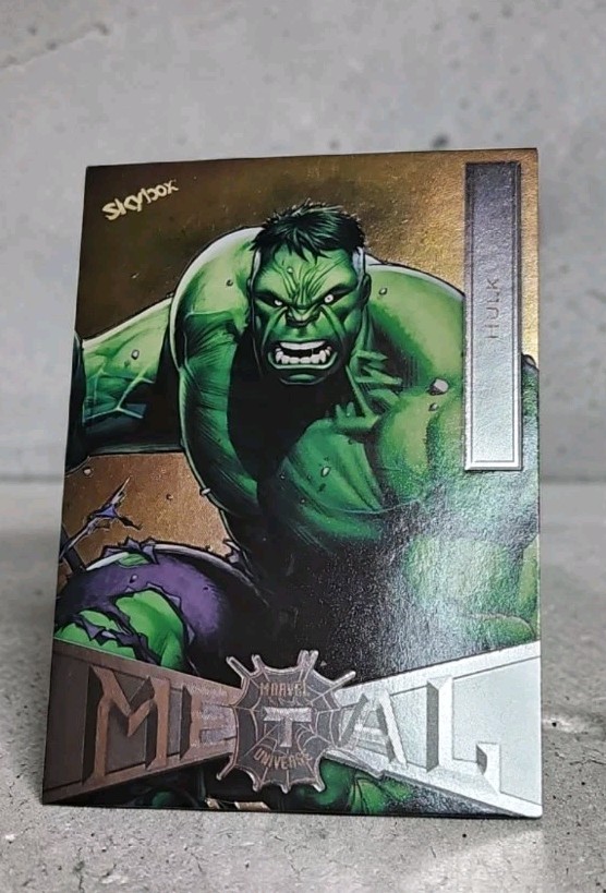 🔥#33 HULK 2021 Skybox Marvel Universe Metal Spider-Man