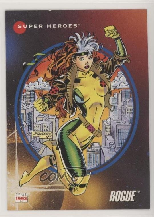 1992 Impel Marvel Universe Serie III Super Heroes Rogue #64 0nl0
