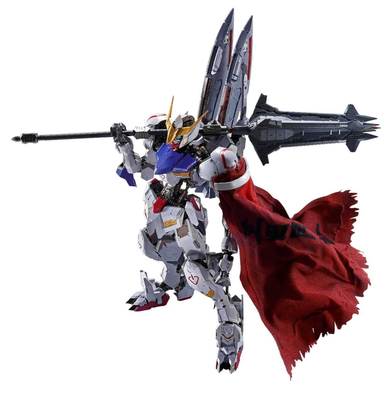 METAL BUILD GUNDAM BARBATOS 4TH FORM + ACTION FIGURE BOOMERANG MACE JAPAN