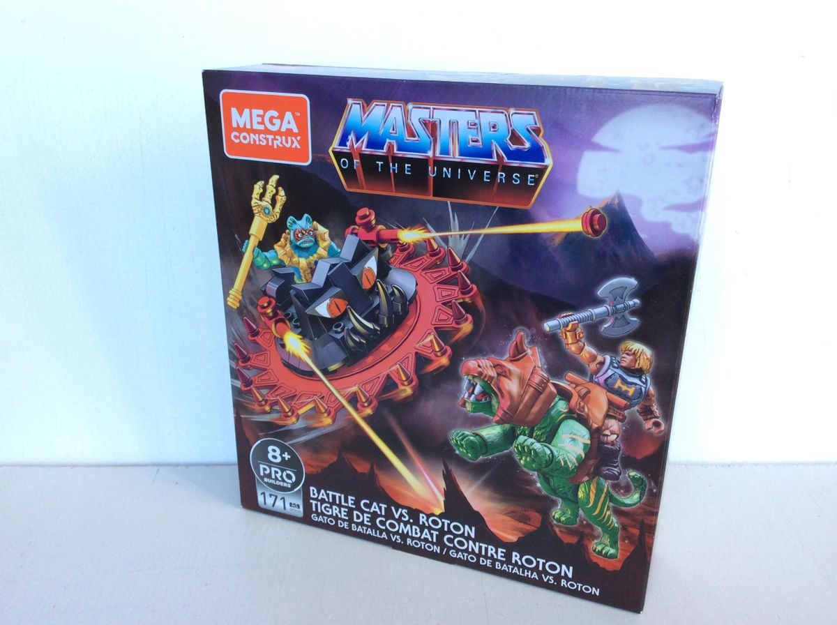 Masters of the Universe Mega Construx BATTLE-CAT Vs ROTON set 171 pezzi