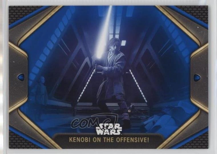 2023 Topps Star Wars Obi-Wan Kenobi Kenobi blu all'offensiva! #63 yf0