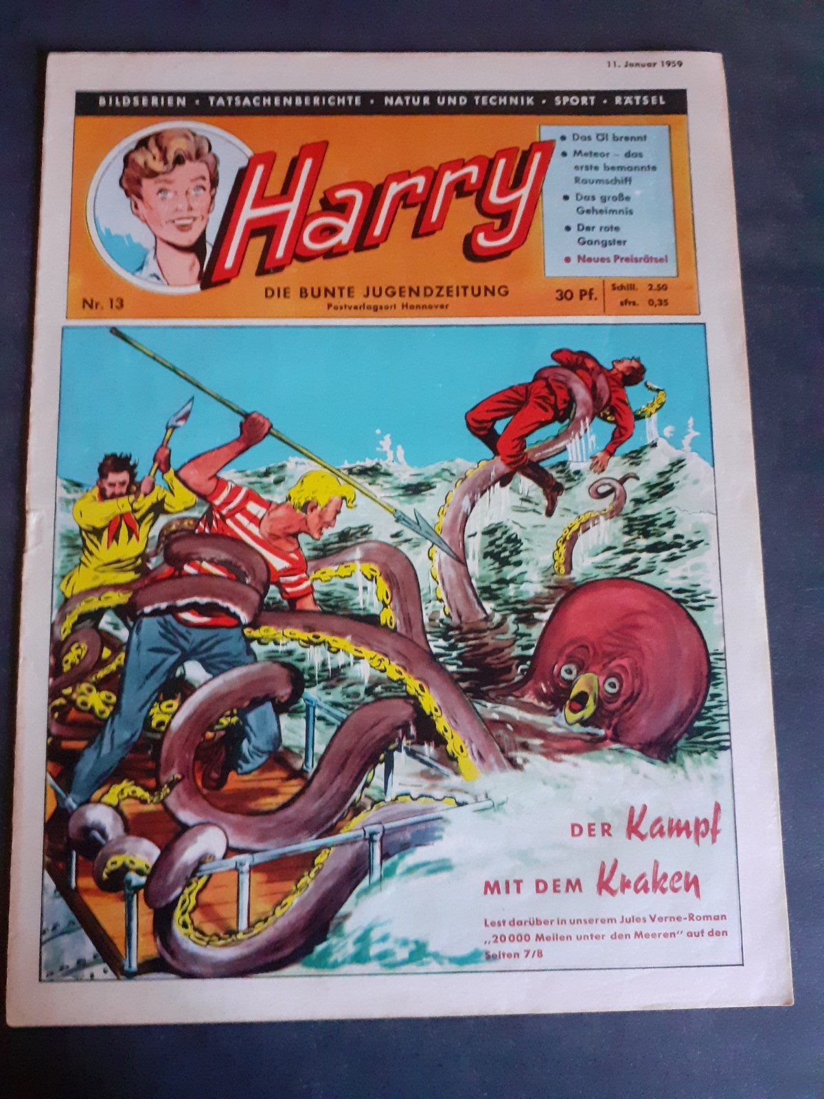 HARRY - Il giornale colorato della gioventù n.: 13 - Lehning (originale) Sigurd, Fulgor e altri