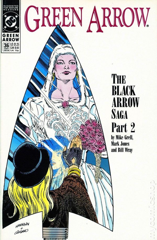 Green Arrow #36 FN- 5.5 1990 Stock Image Low Grade
