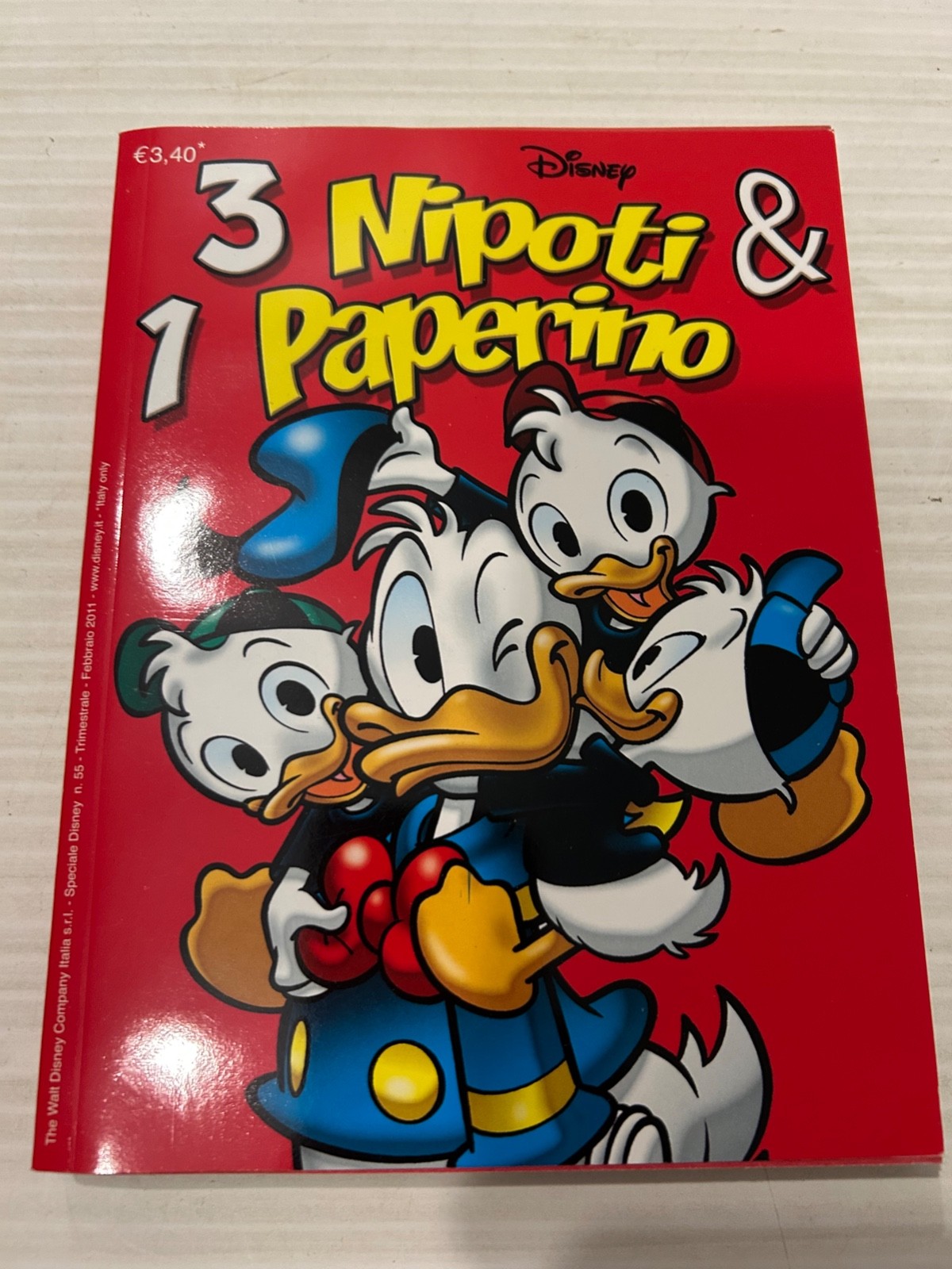 DISNEY  IO PAPERINO   feb. 2011   EDICOLA/MAGAZZINO  E3