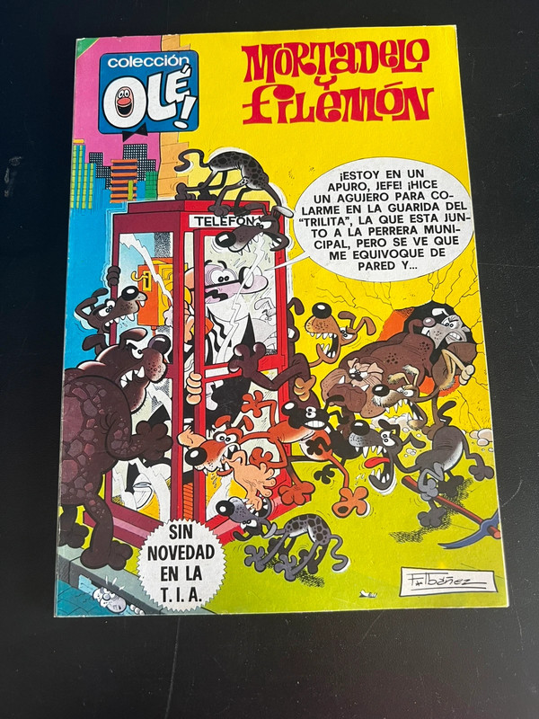 Tebeo Mortadelo y Filemón. Sin novedad en la T.I.A