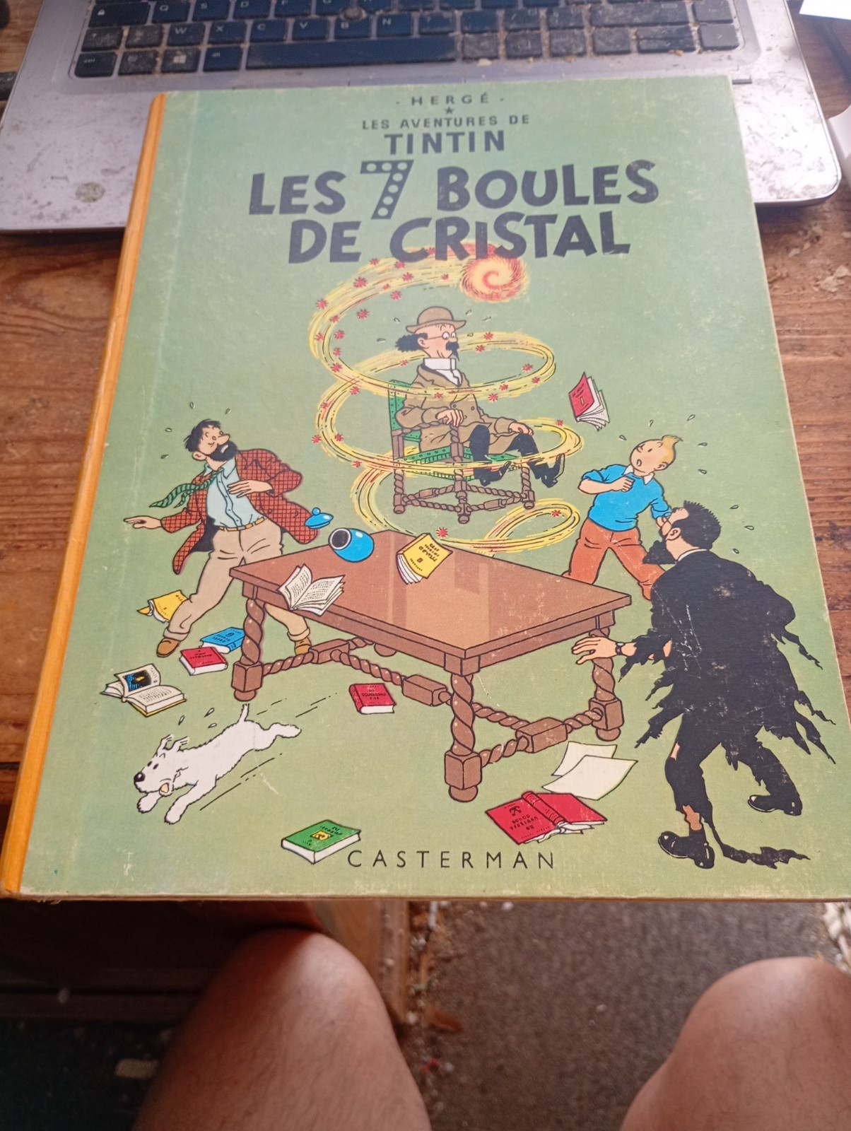 les 7 boules de cristal TINTIN HERGE casterman 1960
