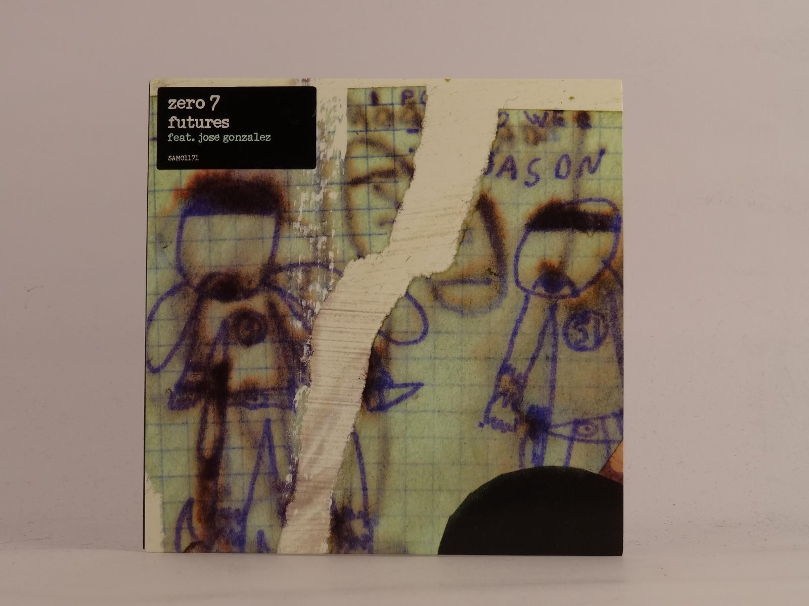 ZERO 7 FT JOSE GONZALEZ FUTURES (E88) 1 Track Promo CD Single plus Card Sleeve A