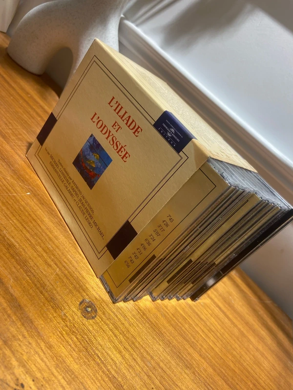 10 CD L'Iliade et l'Odyssée d'Homère, édité par Frémeaux & Associés