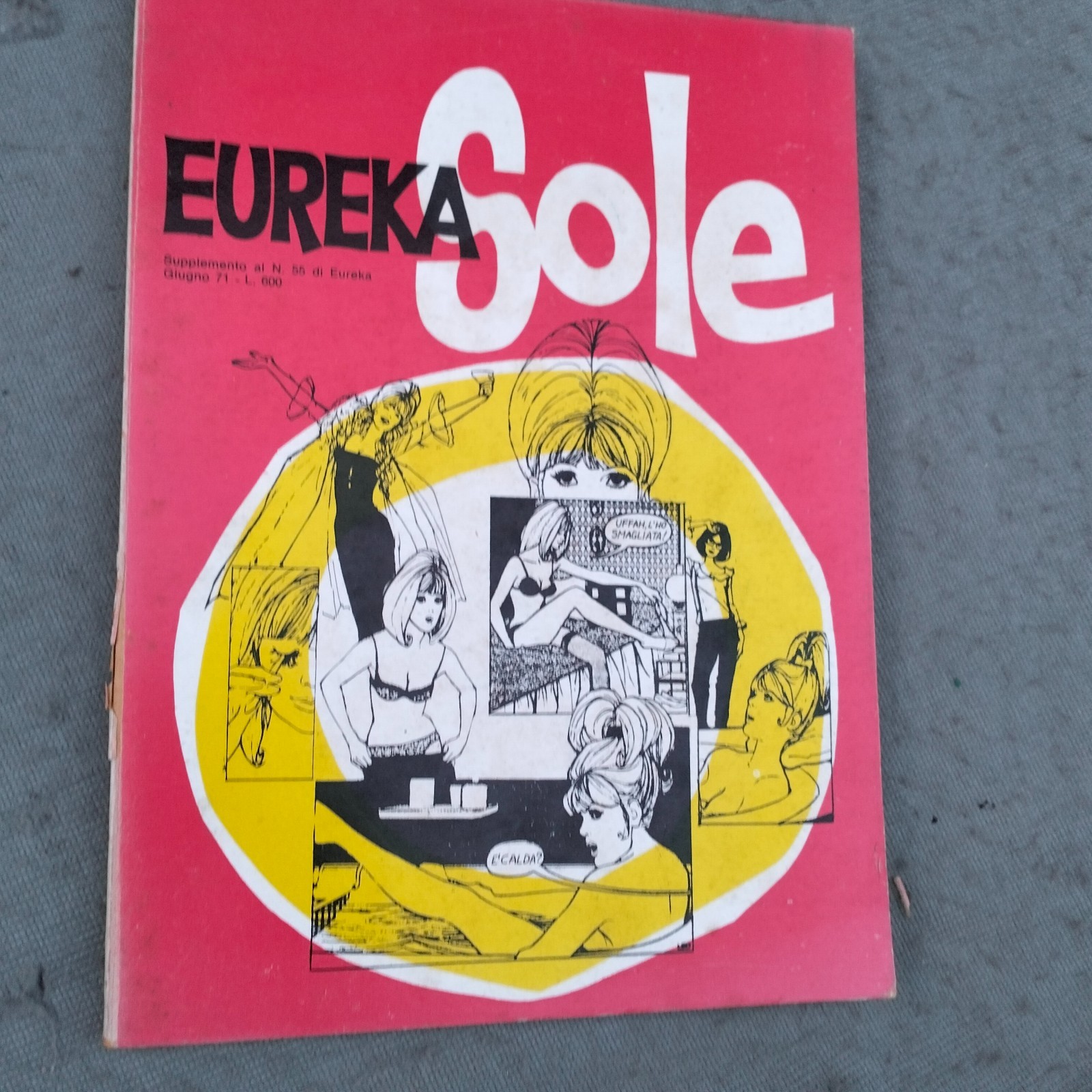 EUREKA  SOLE -CORNO -55°  SUPPLEMENTO AL N° 14 / 1971-COME NUOVO