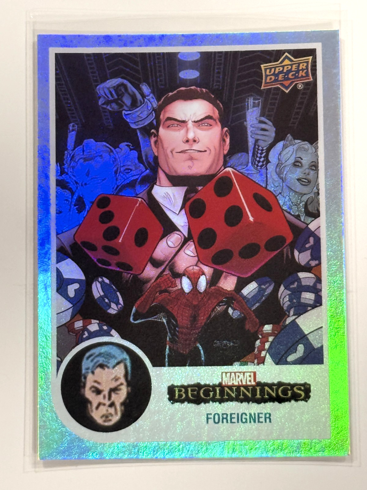 2022 Marvel Beginnings WHITE RAINBOW #118 Foreigner #28/50💥VHTF💥