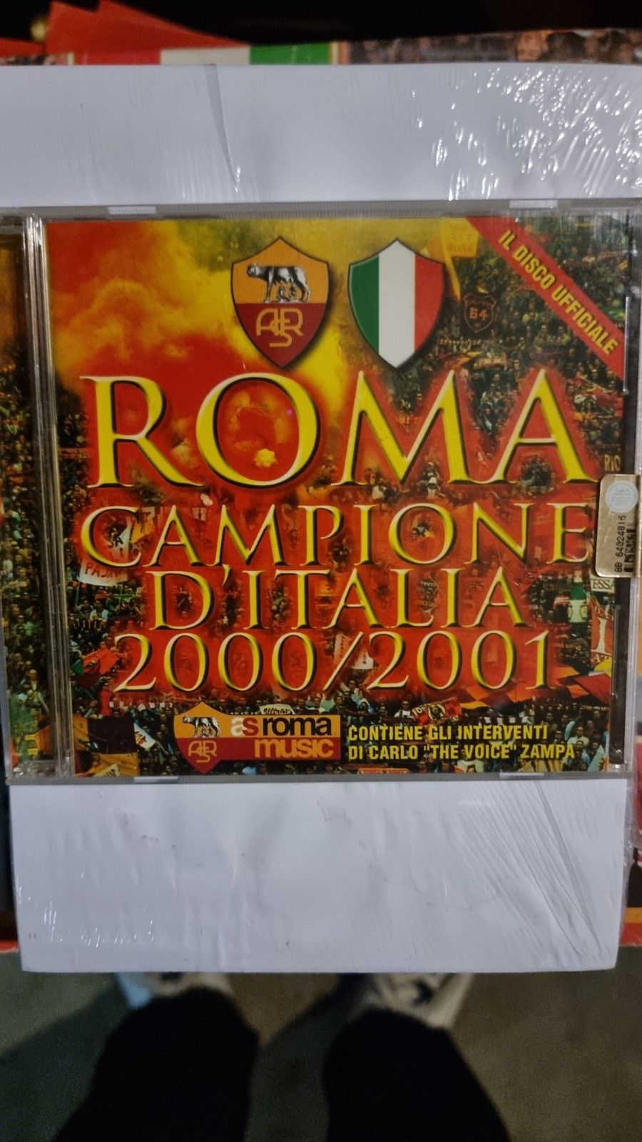 AS Roma Music CD Roma Campione d'Italia 2000/2001 Compilation ufficiale 2001