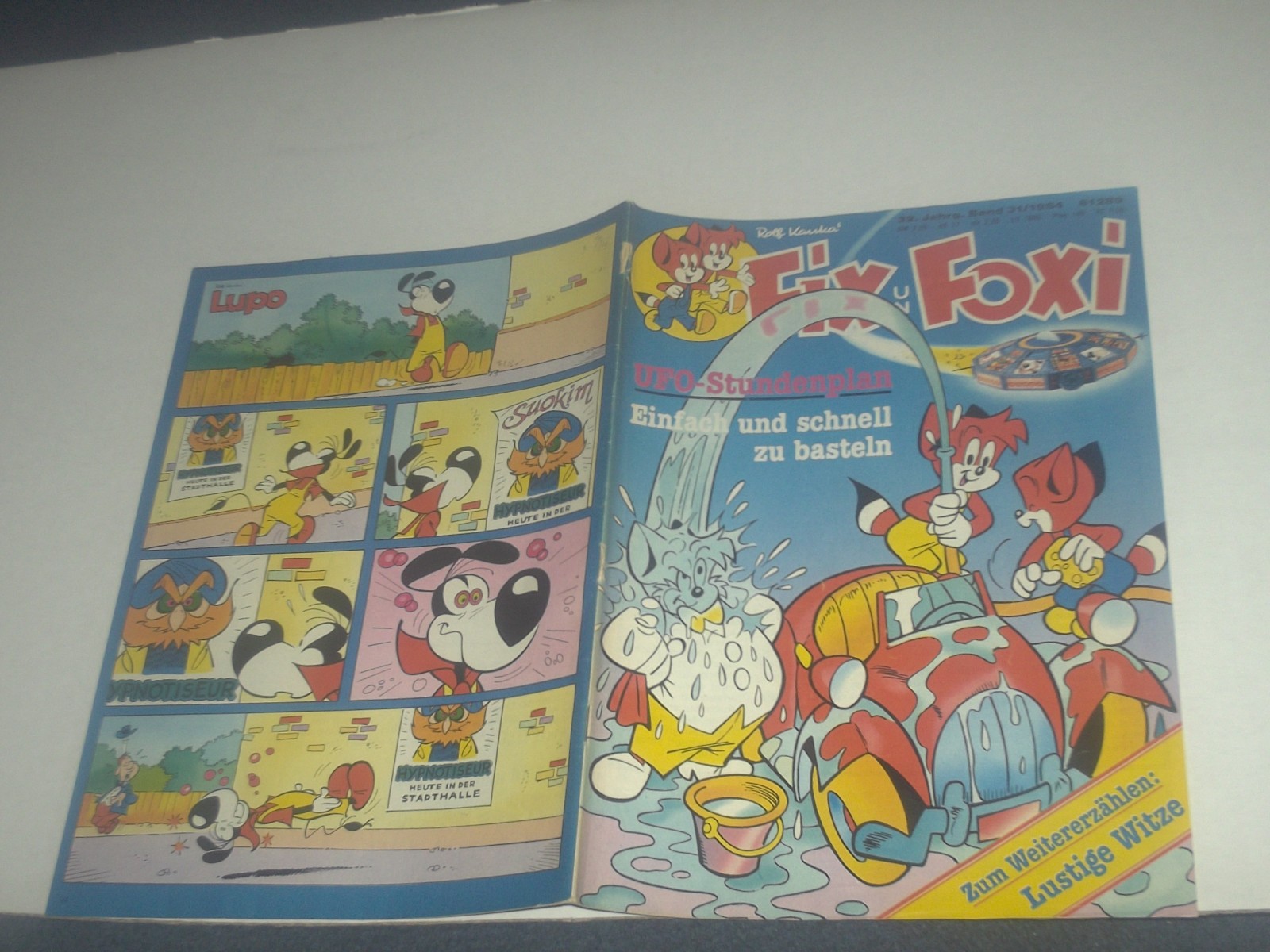 FIX E FOXI FUMETTO QUADERNO 32° ANNO VOLUME N.31/1984 + FOGLIO FAI DA TE