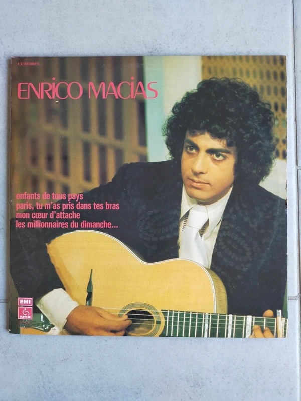 Double disque vinyle 33 tours Enrico Macias