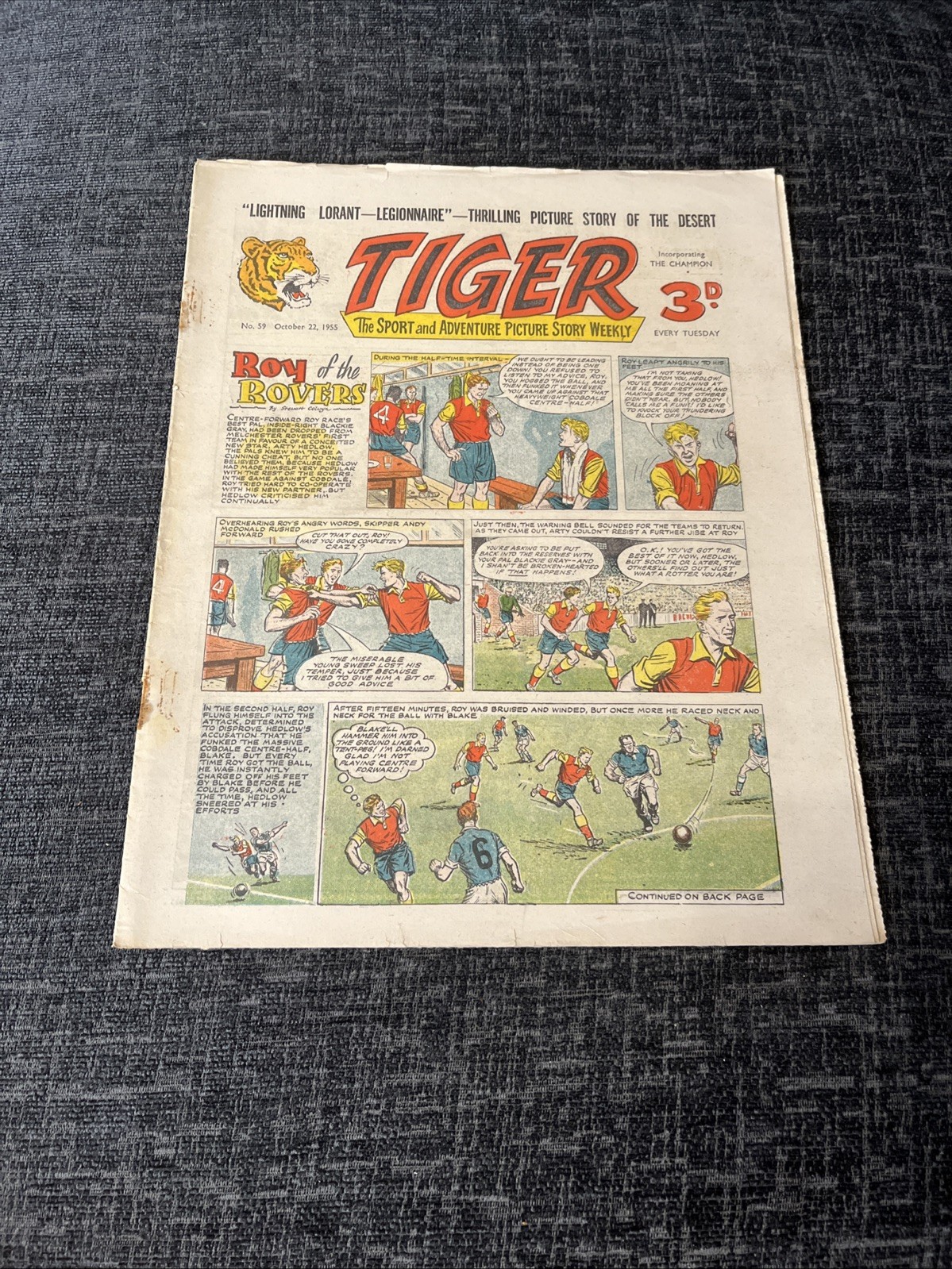 Tiger Comic - #59 - 22 October 1955
