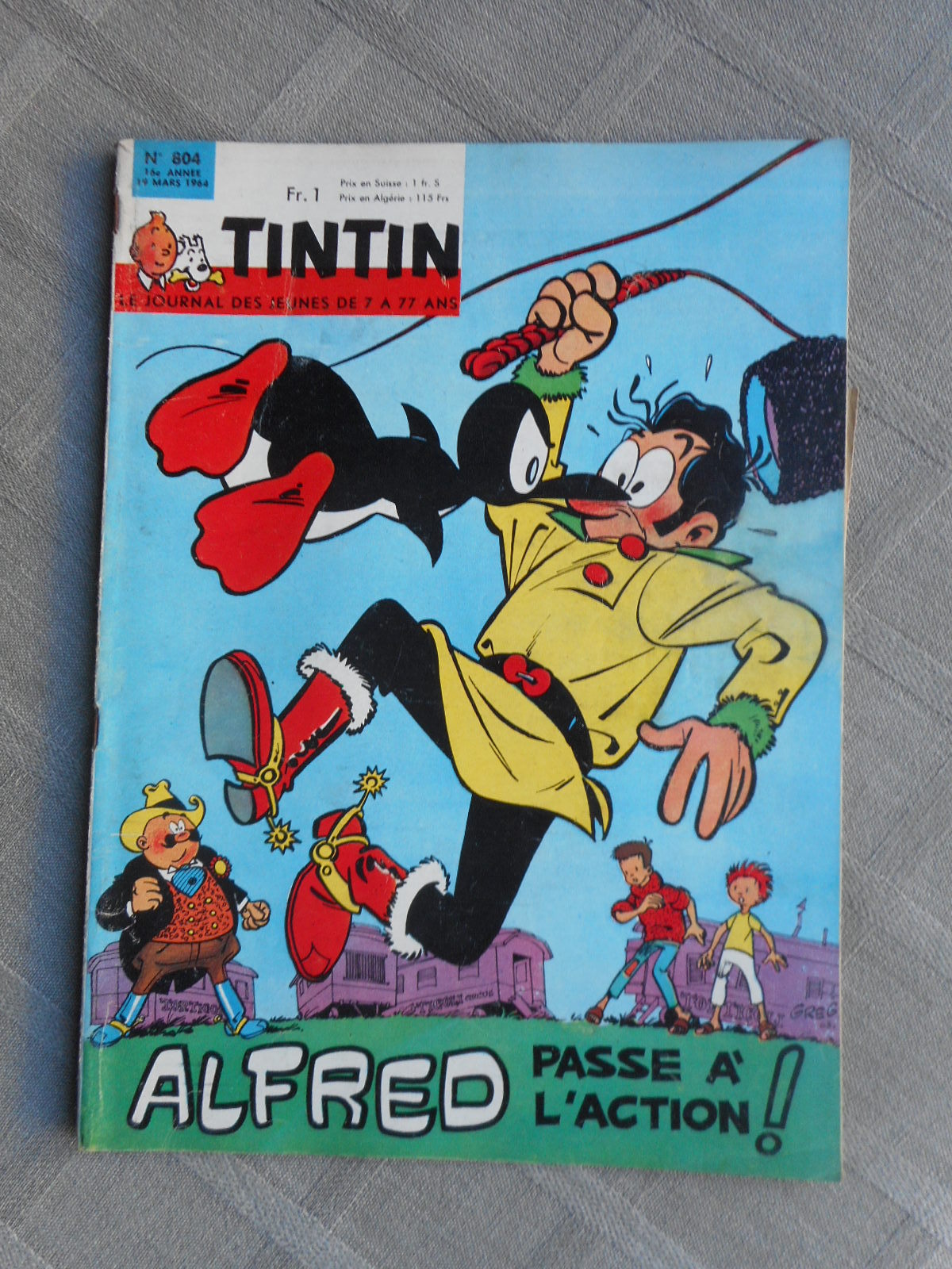 Hebdo Tintin 1ª Serie N°804 Stato Corretto Senza Più