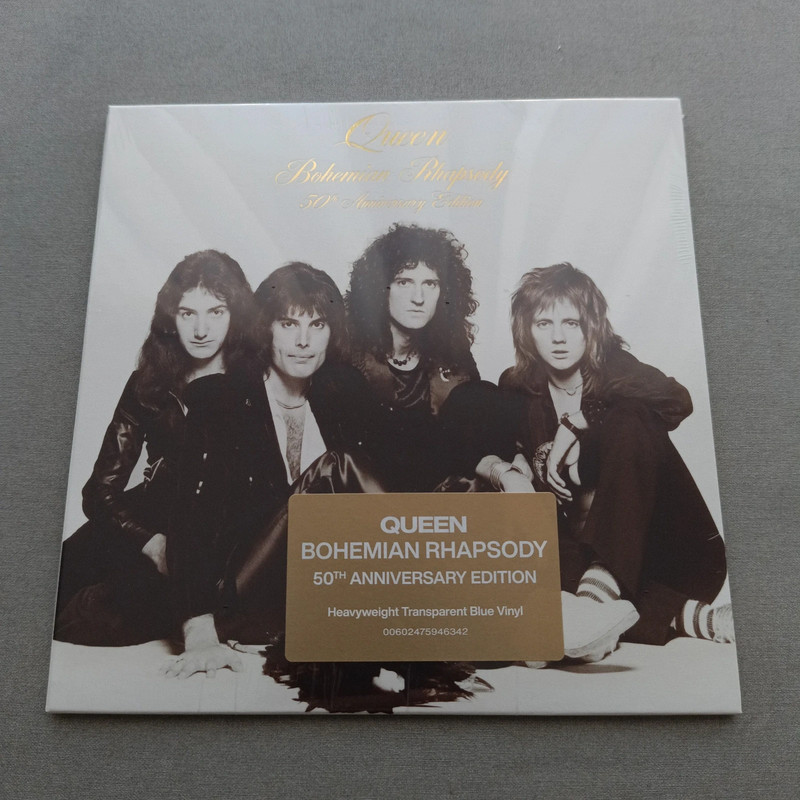 Queen vinyle 45 tours bohemian Rhapsody 50 eme anniversaire