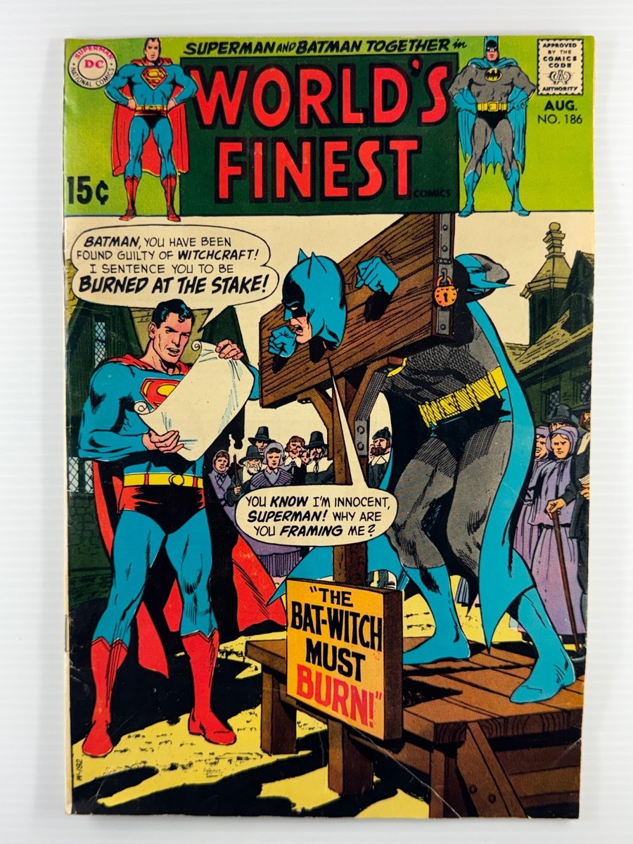 FUMETTI PIÙ BELLI DEL MONDO n.186 agosto 1969 DC Comics Silver Age