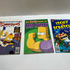 Lotto 3 fumetti Simpson tutti usati - #1 copertina sfusa