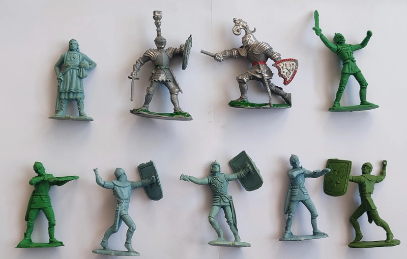 Soldados medievales. Años 60. Lote 2