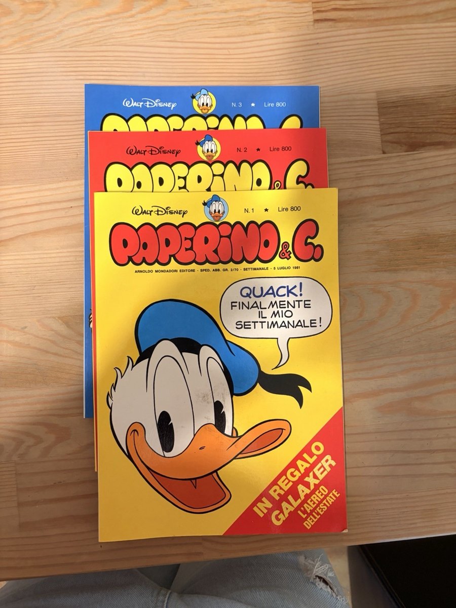 Walt Disney Paperino & Co. 1981 Numeri 1-2-3