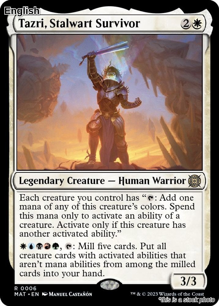 Tazri, Stalwart Survivor NM [MAT]