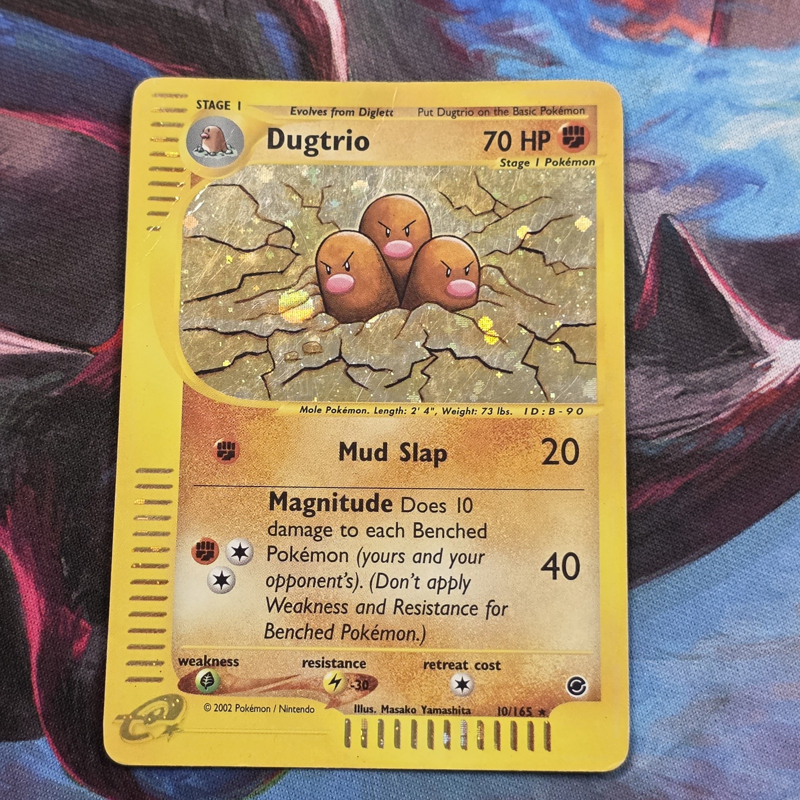 Pokemon TCG Dugtrio 10/165 Spedizione Set Base Holo Rara WOTC Vintage EN Card