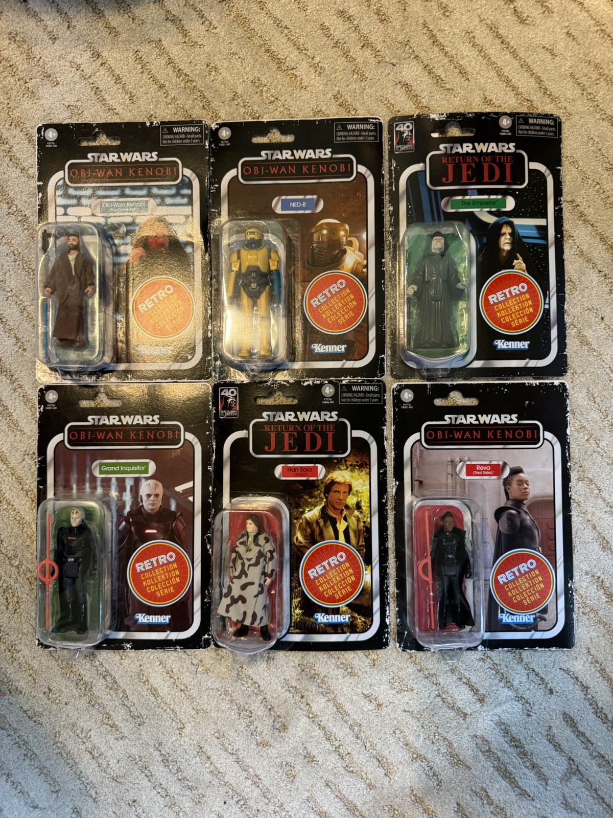 Hasbro/Kenner Star Wars collezione retrò lotto di 6