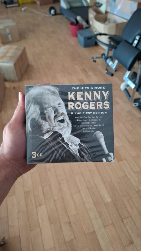 CD Kenny Rogers The Hits More caixa com 3 CDs novo e selado
