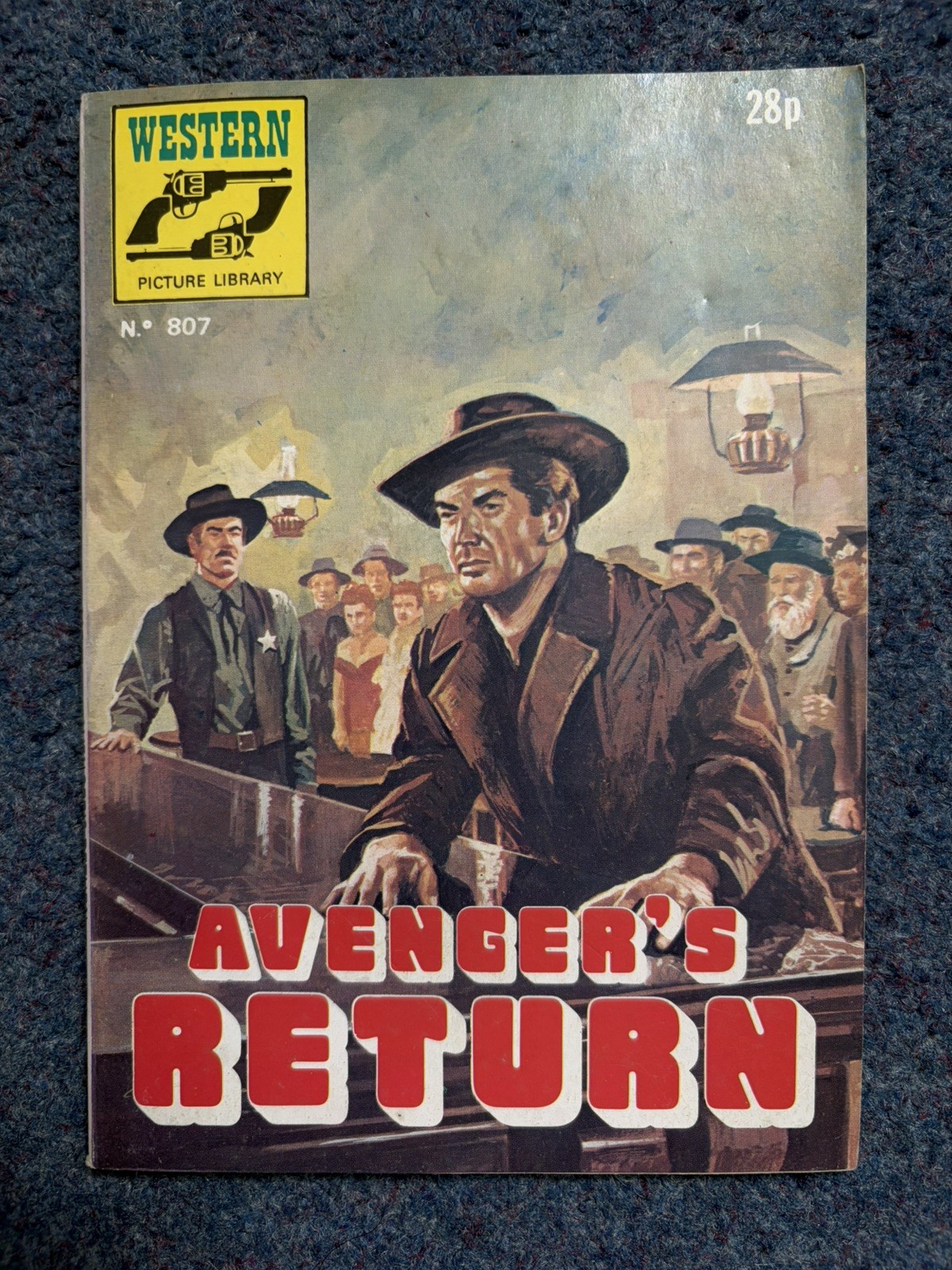 Western Picture Library Comic No 807 Avenger's Return