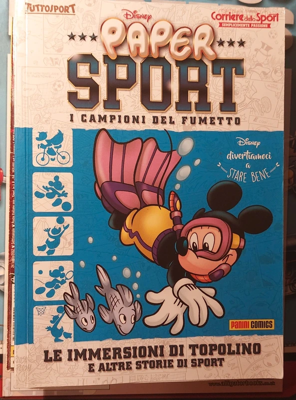 3 Topolini n. 2859 - 2956 - Paper Sport "Le immersioni di Topolino"