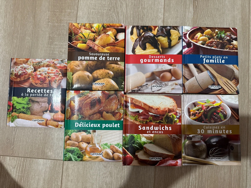 Lot petit livres de cuisine